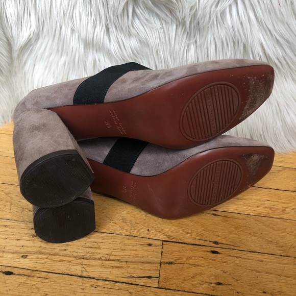 Chie Mihara Seiko Suede Mary Jane Heels 37.5 - Picture 9 of 16